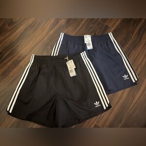 Adidas Black and Navy Sprinter Shorts- 2 pair